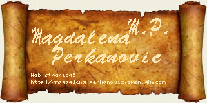 Magdalena Perkanović vizit kartica